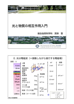 光と物質の相互作用入門