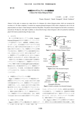 体積型ホログラム
