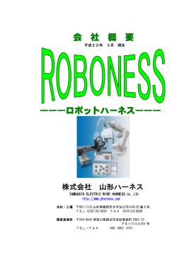 会 社 概 要 ―――ロボットハーネス―――