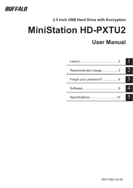HD-PXTU2 User Manual 35011262-2
