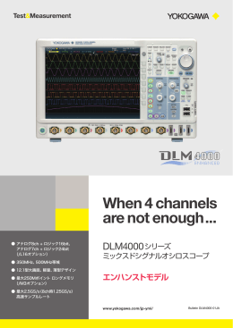 Bulletin DLM4000-01JA DLM4000シリーズ ミックスド