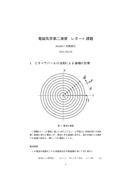 電磁気学第二演習 レポート課題