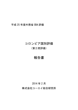 評価報告書（PDF）