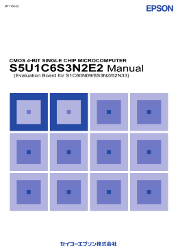 Evaluation Board for S1C60N09/6S3N2/62N33
