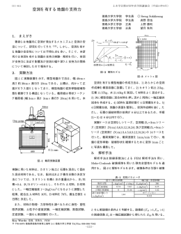 空洞を有する地盤の支持力
