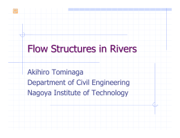 Flow structures in river - Eka Oktariyanto Nugroho