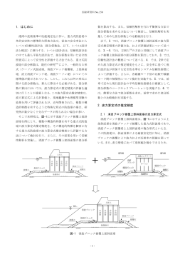 1. はじめに 2. 波力算定式の推定精度