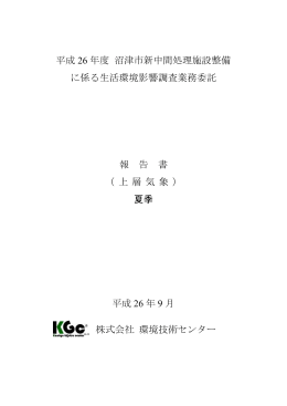 資料3 現況調査の結果に関する資料（夏季上層気象）