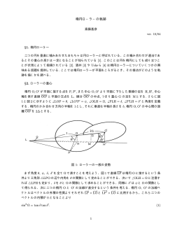 楕円ローラーの軌跡