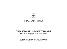 CheCkSmart Luggage traCker
