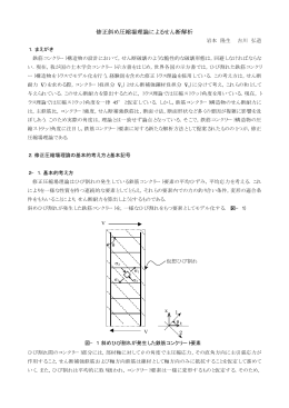 修正斜め圧縮場理論によるせん断解析