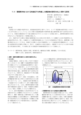 11.4 積雪寒冷地における性能低下を考慮した構造物の