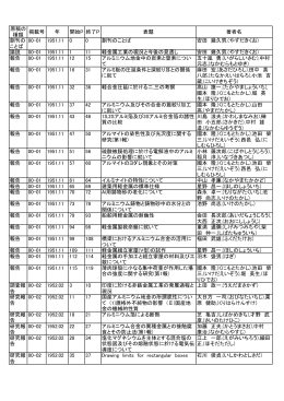 （1951年）～第52巻（2002年）