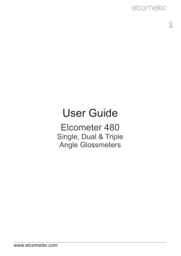 取扱説明書 - Elcometer