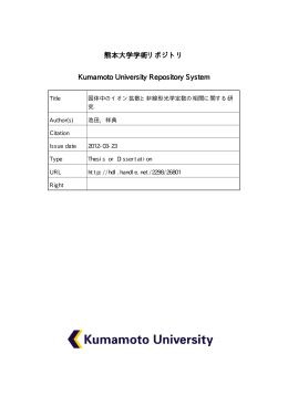 E - 熊本大学学術リポジトリ