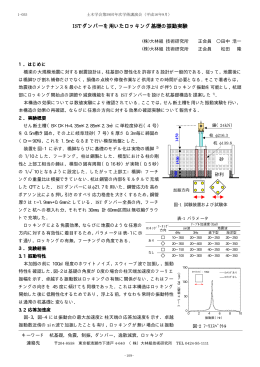 IST ダンパーを用いたロッキング基礎の振動実験