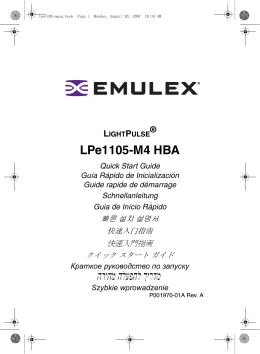 Emulex LightPulse LPe1105-M4 HBA - Dell Support