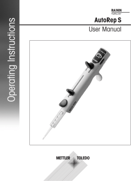 O perating Instructions