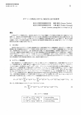 ポアソン方程式に対するMGCG法の収束率(科学技術における数値計算