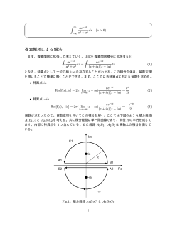 複素解析による解法