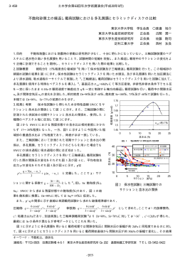 不飽和砂質土の繰返し載荷試験における多孔質膜とセラミックディスクの