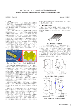 マルチセルインフレータブルパネルの力学特性に関する研究 Study on