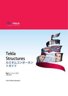 カスタムコンポーネン トガイド - Tekla User Assistance