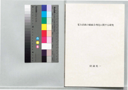 電力系統の絶縁合理化に関する研究