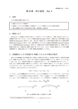 第12章 柱の座屈 No. 1