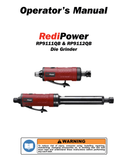 Operator`s Manual RediPower
