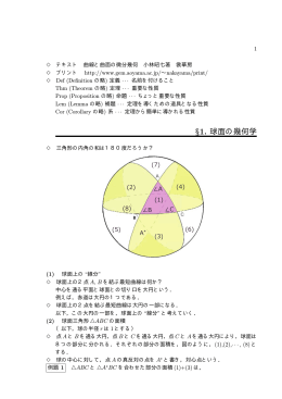 幾何 II のプリント