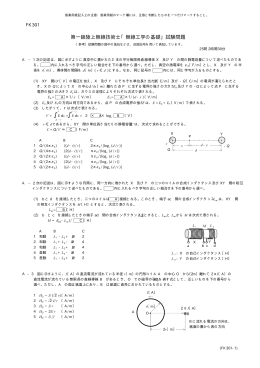 第一級陸上無線技術士「無線工学の基礎」試験問題