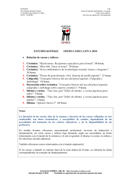 estudio koneko oferta educativa 2010/2011