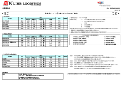 （6・7月）《横浜－アジア 危険品》 - "k" line logistics