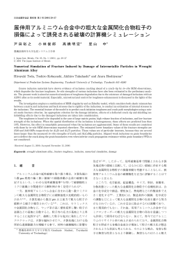 展伸用アルミニウム合金中の粗大な金属間化合物粒子