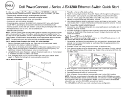 Dell PowerConnect J-Series J-EX4200 Ethernet