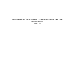 1 - President - University of Oregon