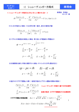 シュレージンガー方程式と確率力学