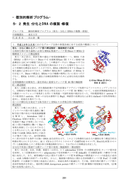 5−2成果概要 - ターゲットタンパク研究プログラム