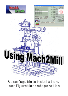 Mach2Mill manual