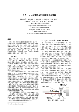 フラーレン加速用 APF-IH 型線形加速器