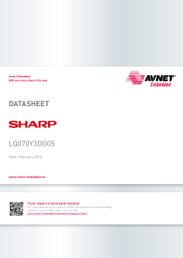 DAtAshEEt LQ070Y3DG05