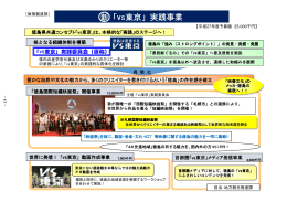 新「vs東京」実践事業