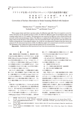 Correction of Surface Aberration in Strain Scanning