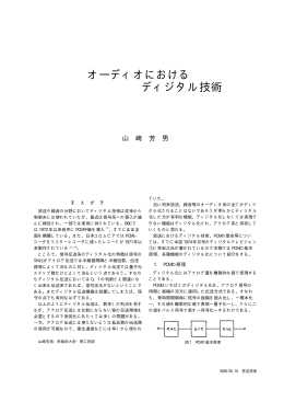 オーディオにおける ディジタル技術