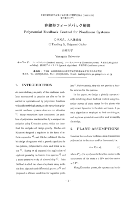 PolynomialFeedbackControlhrNonlineaIISystems