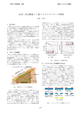 （A-6）高分解能ミリ波マイクロスコピーの開発