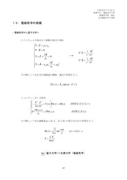 13.電磁気学の発展 p.47-50