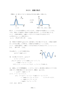 NO5．波動方程式