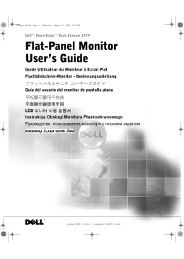 Flat-Panel Monitor User`s Guide